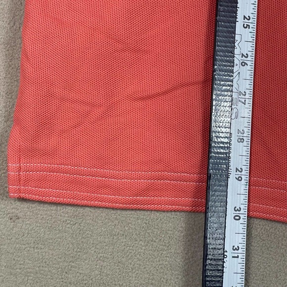 Tommy Bahama Supima Mens L‎ Polo Shirt Orange Relaxed Fit - Picture 6 of 12